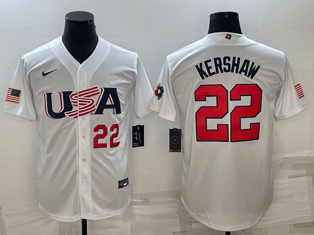 USA 2023 World Cup Baseball Jerseys 19