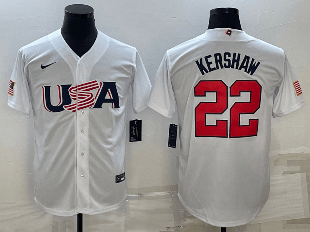 USA 2023 World Cup Baseball Jerseys 20