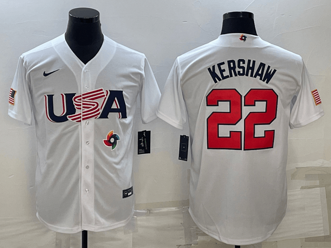 USA 2023 World Cup Baseball Jerseys 21