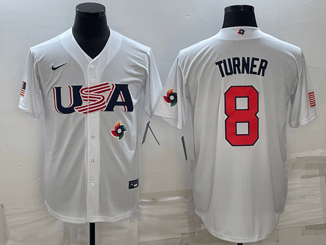 USA 2023 World Cup Baseball Jerseys 23