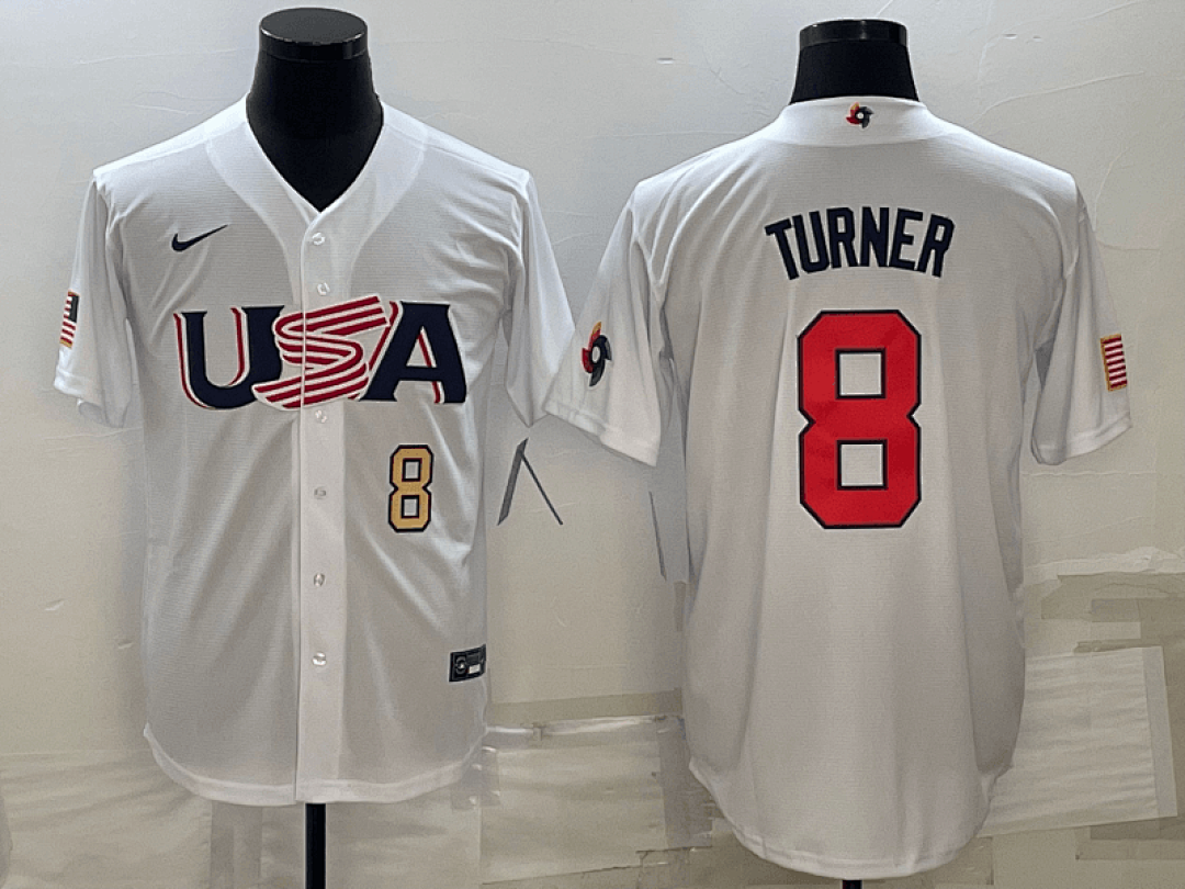 USA 2023 World Cup Baseball Jerseys 27