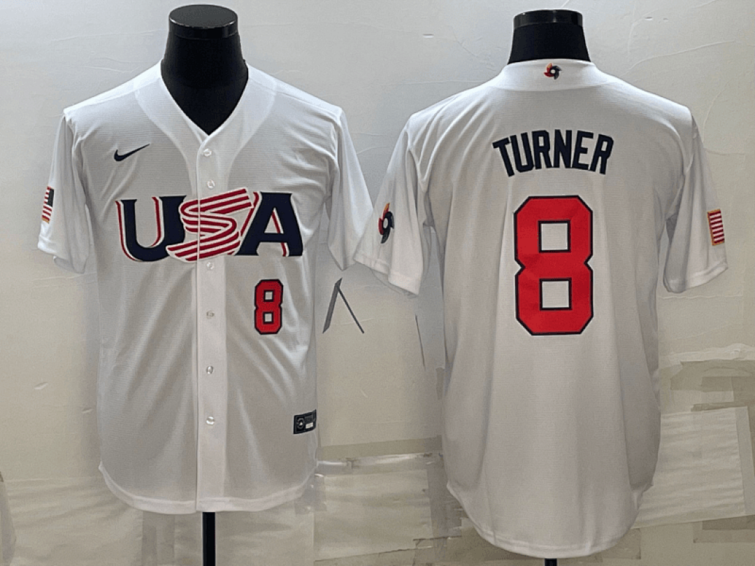 USA 2023 World Cup Baseball Jerseys 29