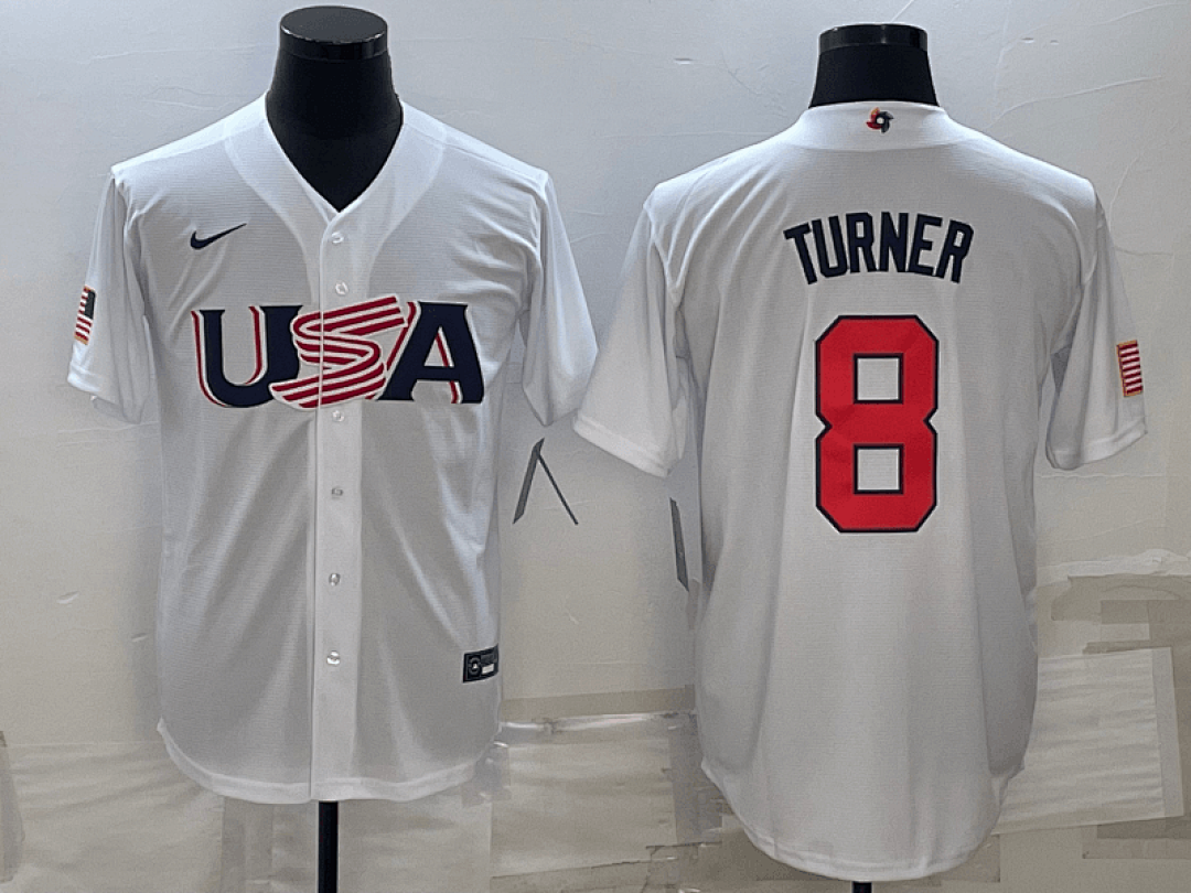 USA 2023 World Cup Baseball Jerseys 33