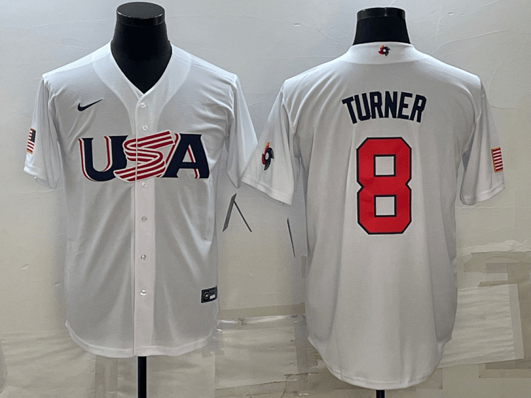 USA 2023 World Cup Baseball Jerseys 34