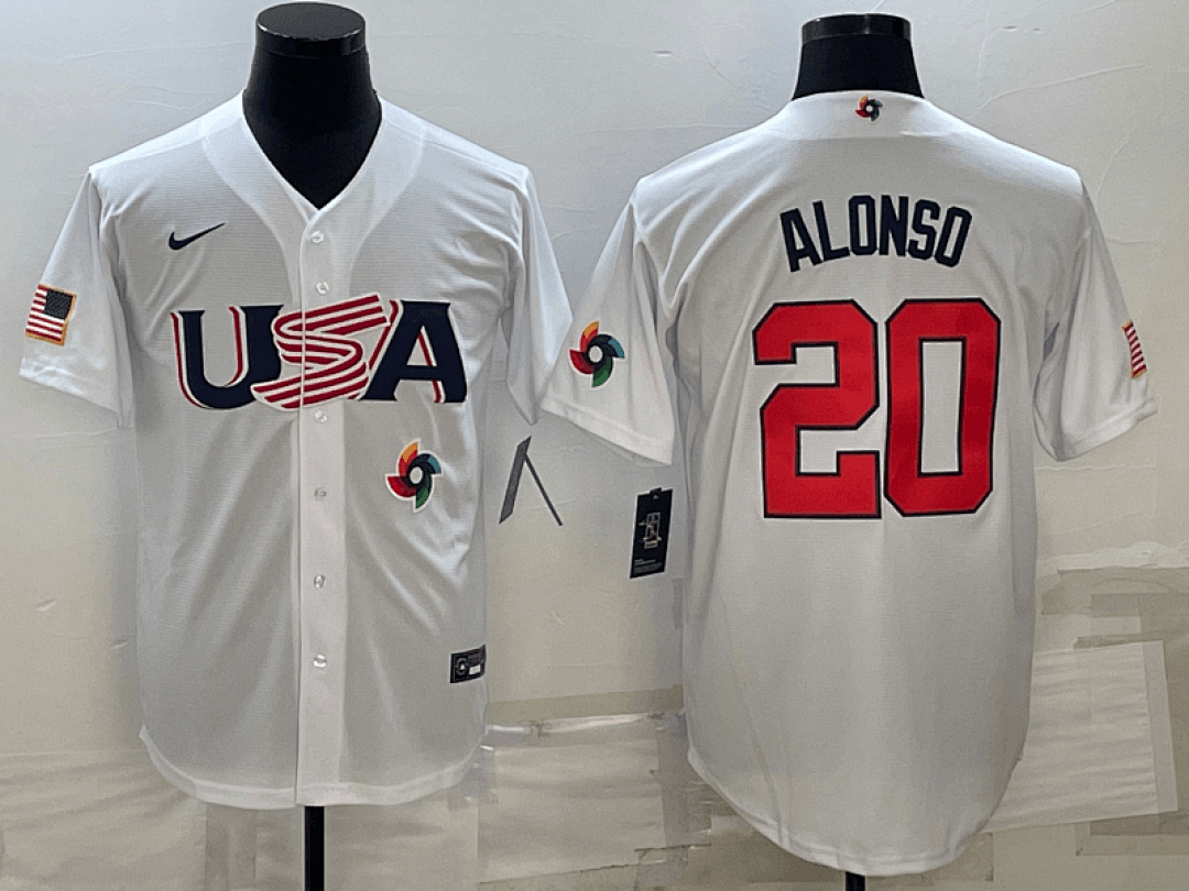 USA 2023 World Cup Baseball Jerseys 35