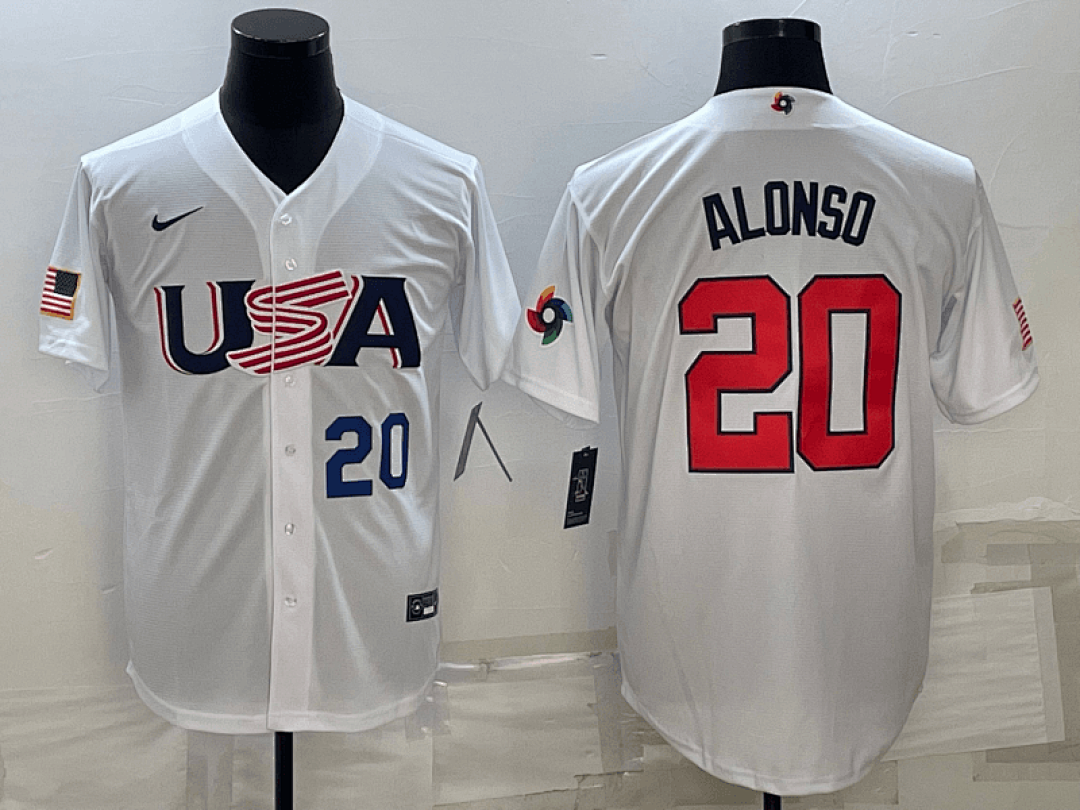 USA 2023 World Cup Baseball Jerseys 37