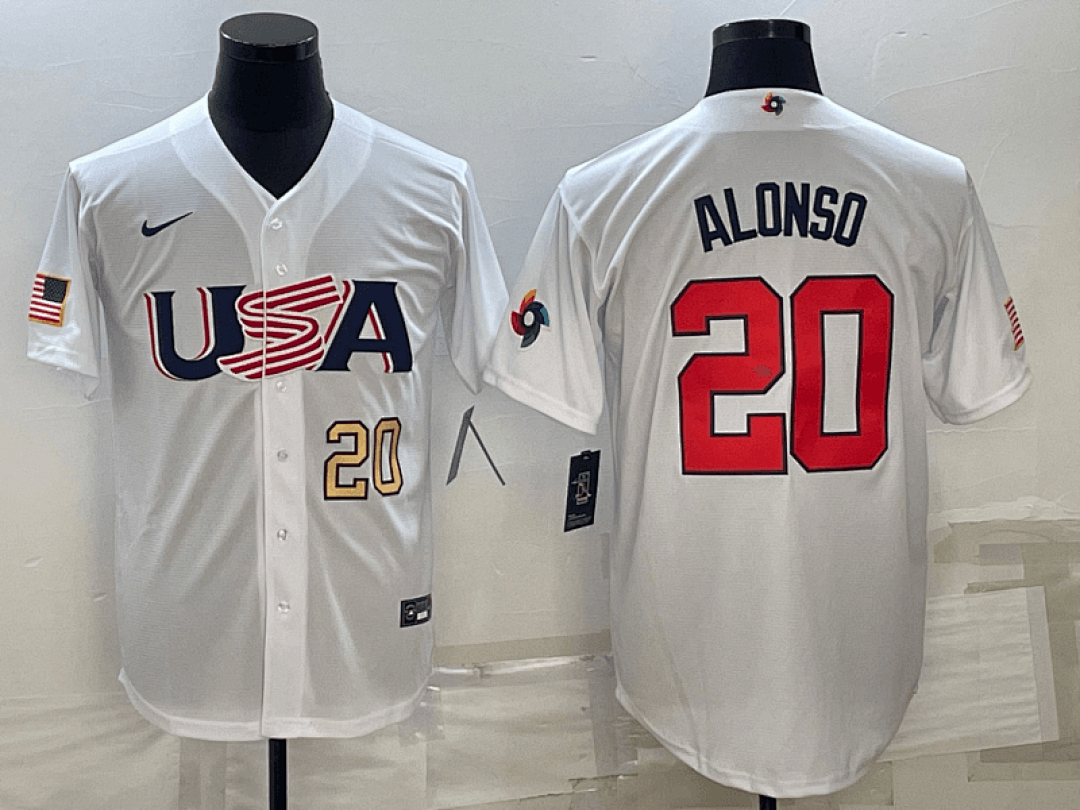 USA 2023 World Cup Baseball Jerseys 39