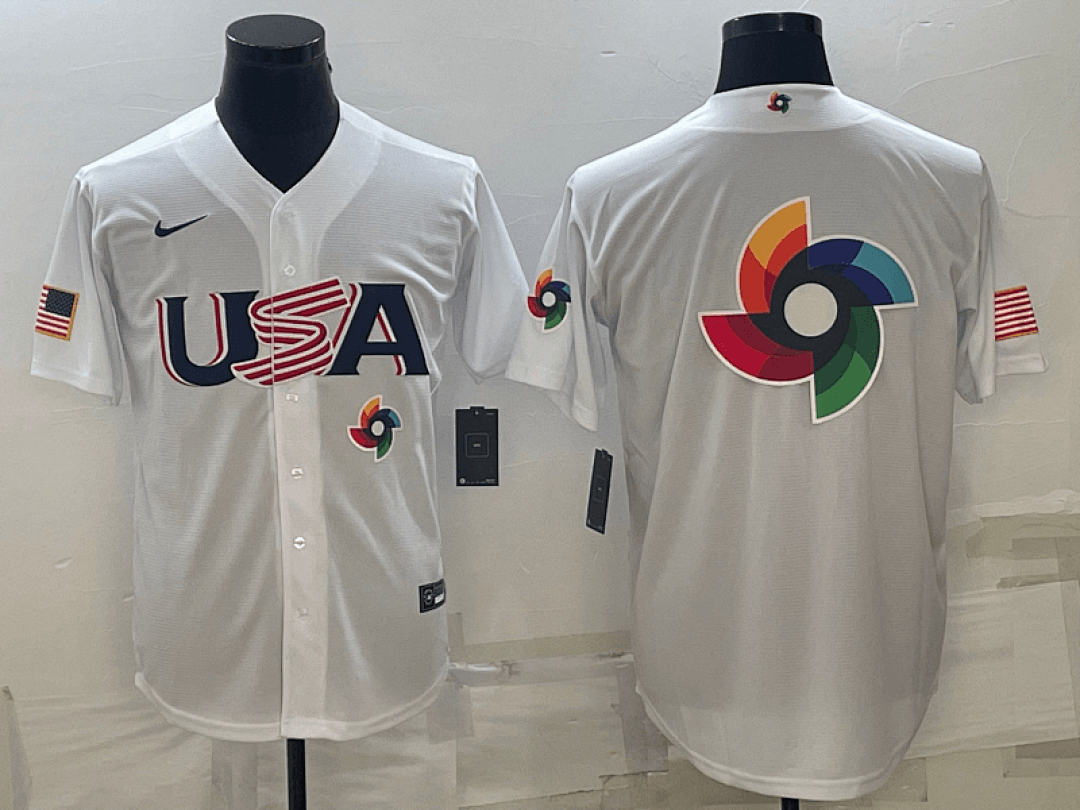 USA 2023 World Cup Baseball Jerseys 4