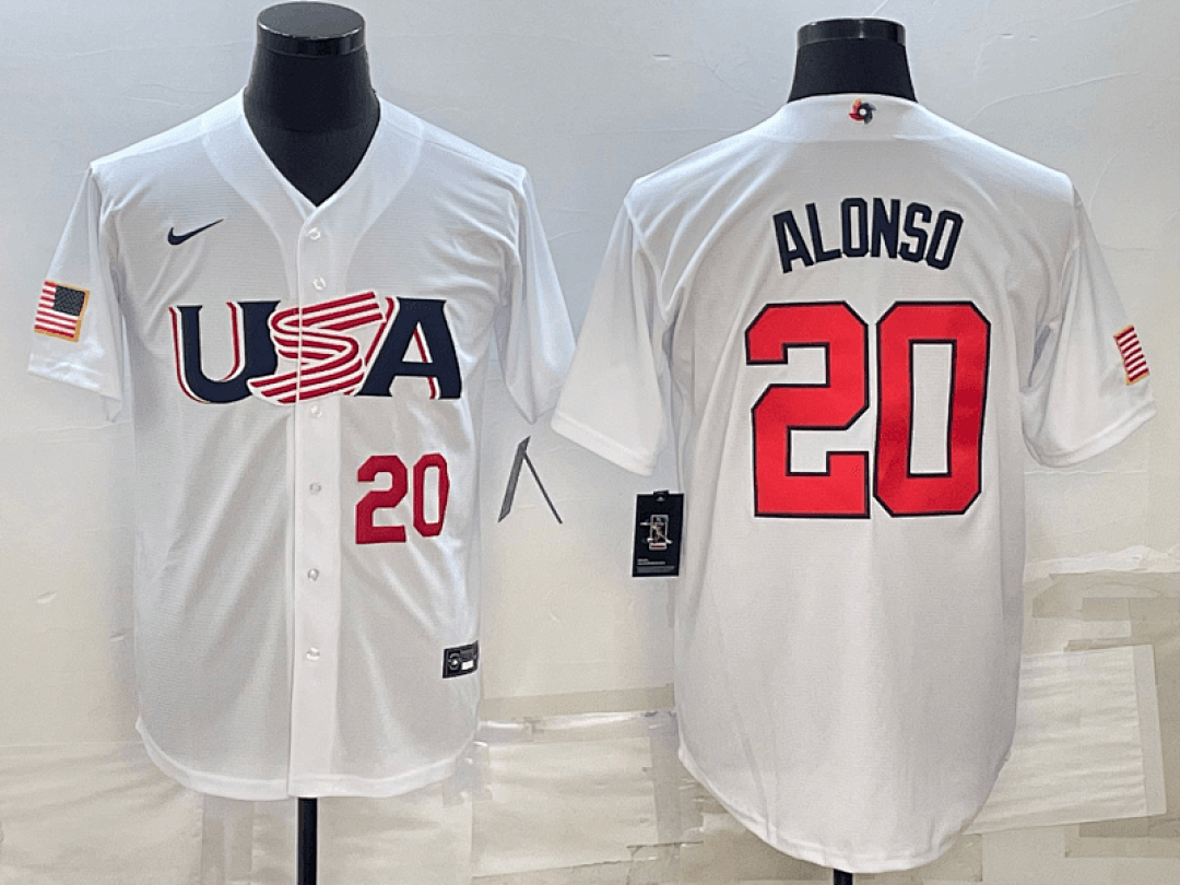 USA 2023 World Cup Baseball Jerseys 42