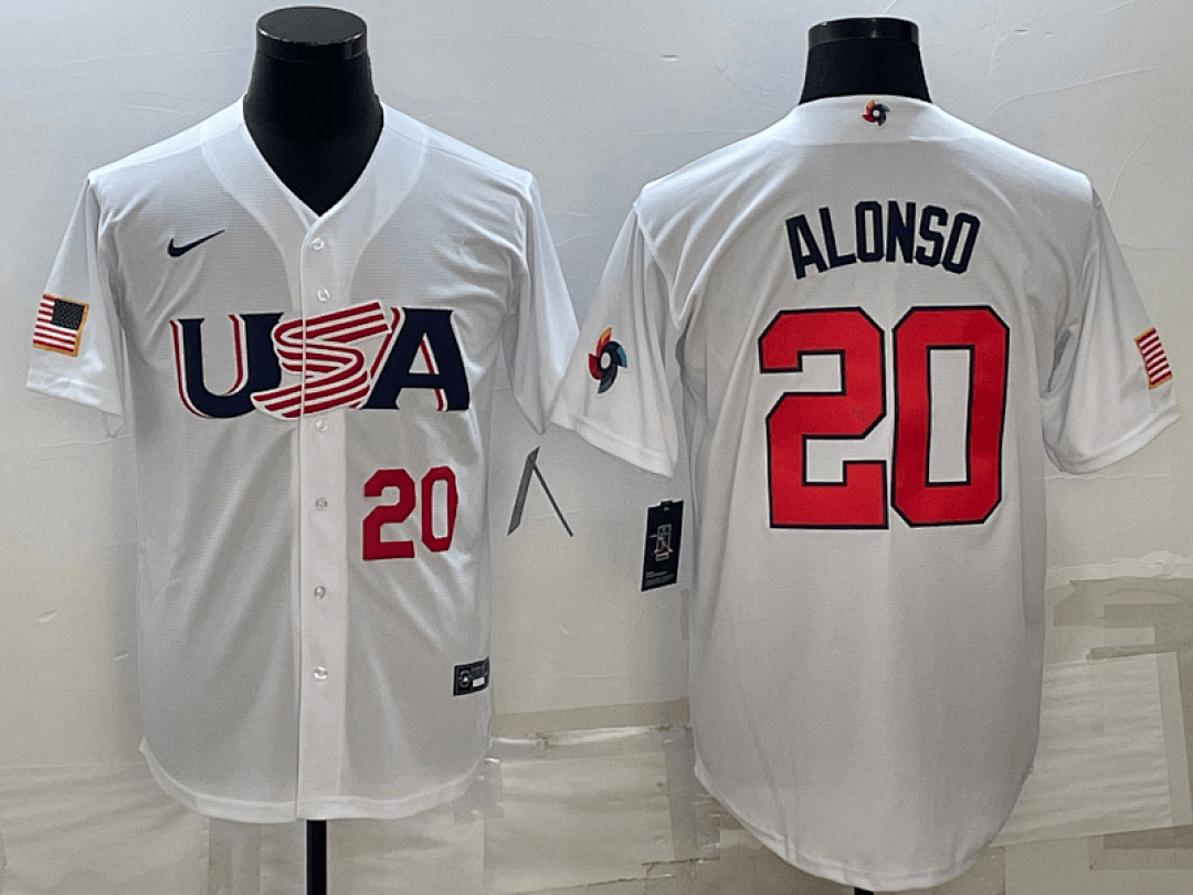 USA 2023 World Cup Baseball Jerseys 43