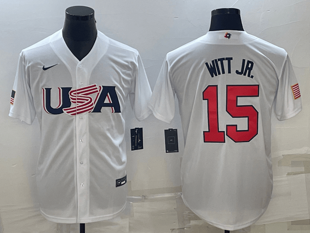 USA 2023 World Cup Baseball Jerseys 47