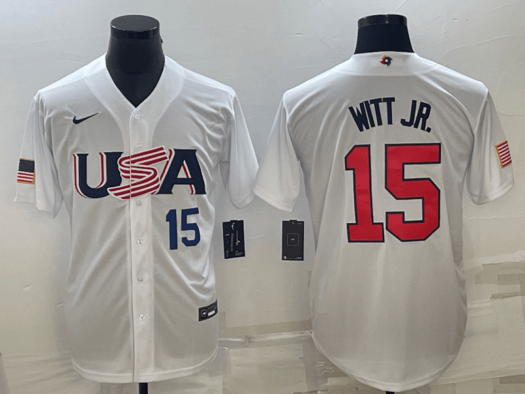 USA 2023 World Cup Baseball Jerseys 49
