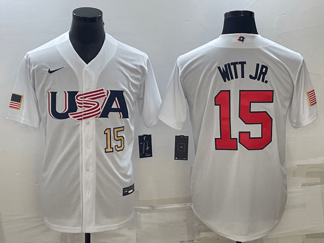 USA 2023 World Cup Baseball Jerseys 50