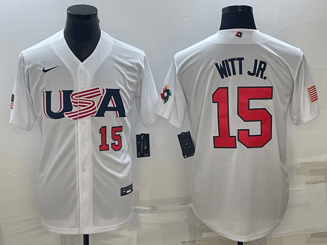 USA 2023 World Cup Baseball Jerseys 53