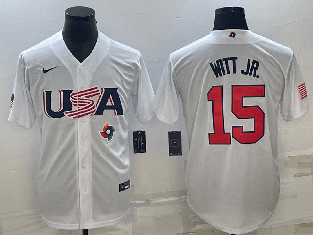 USA 2023 World Cup Baseball Jerseys 56