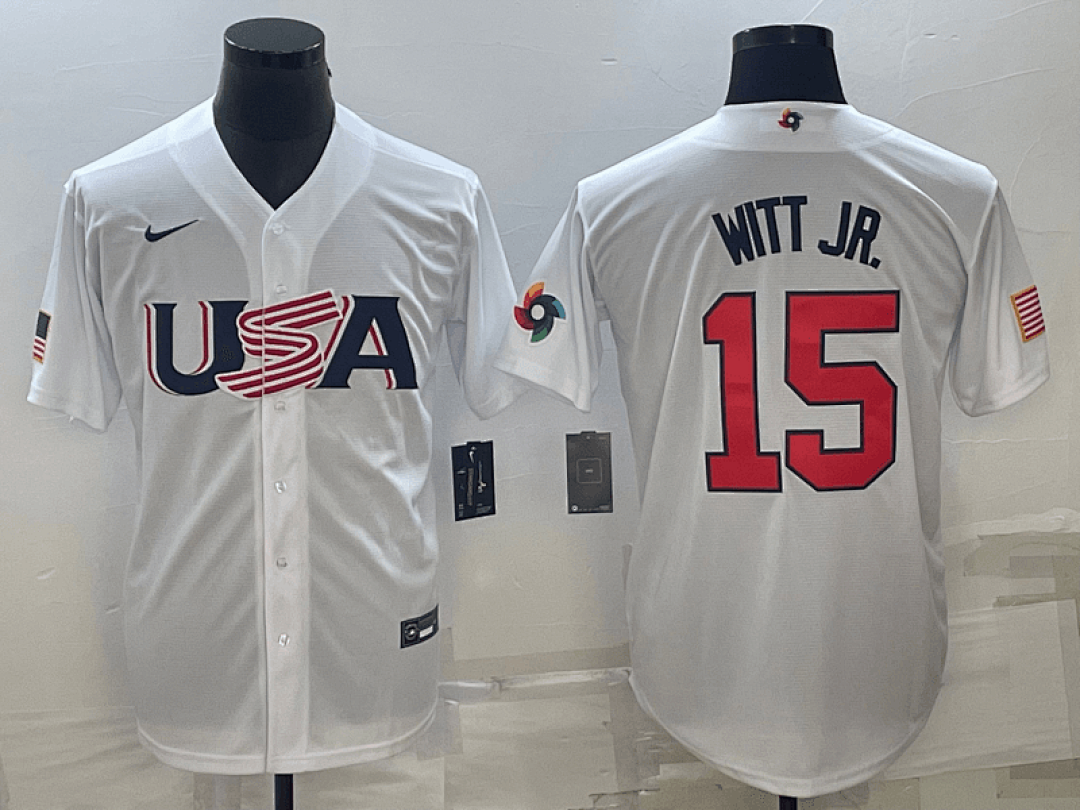 USA 2023 World Cup Baseball Jerseys 57