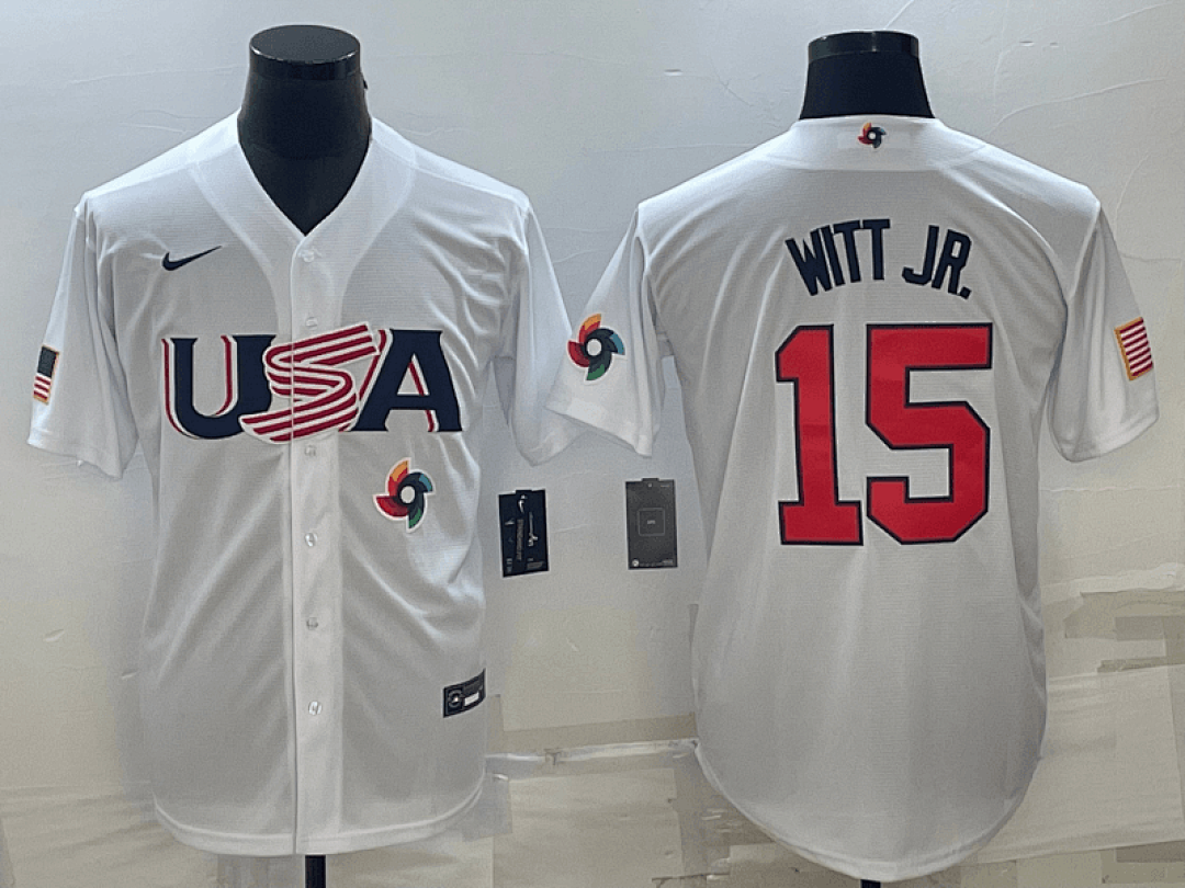 USA 2023 World Cup Baseball Jerseys 58