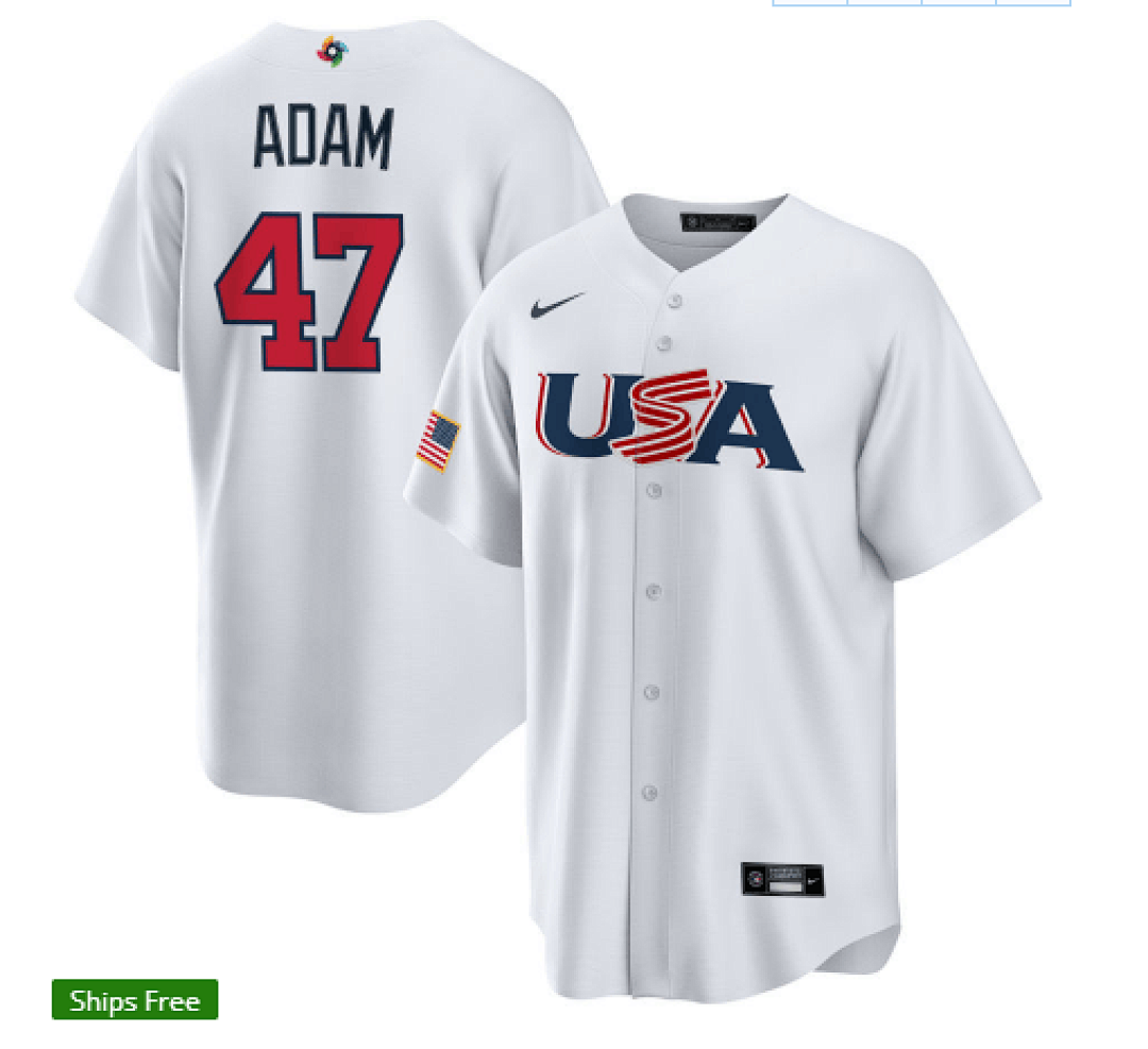 USA 2023 World Cup Baseball Jerseys 62