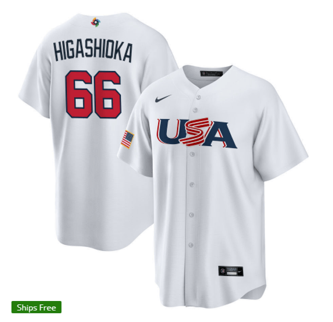 USA 2023 World Cup Baseball Jerseys 66