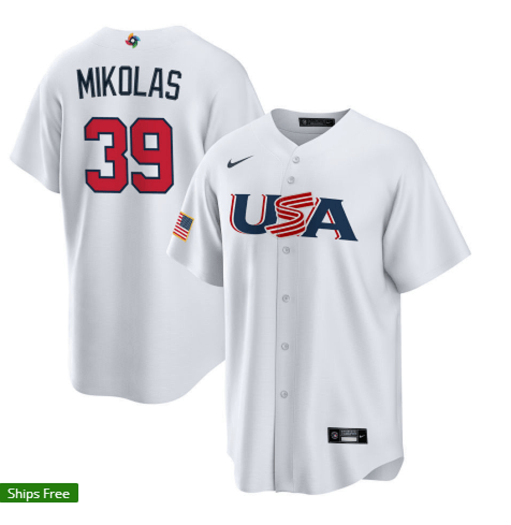 USA 2023 World Cup Baseball Jerseys 69