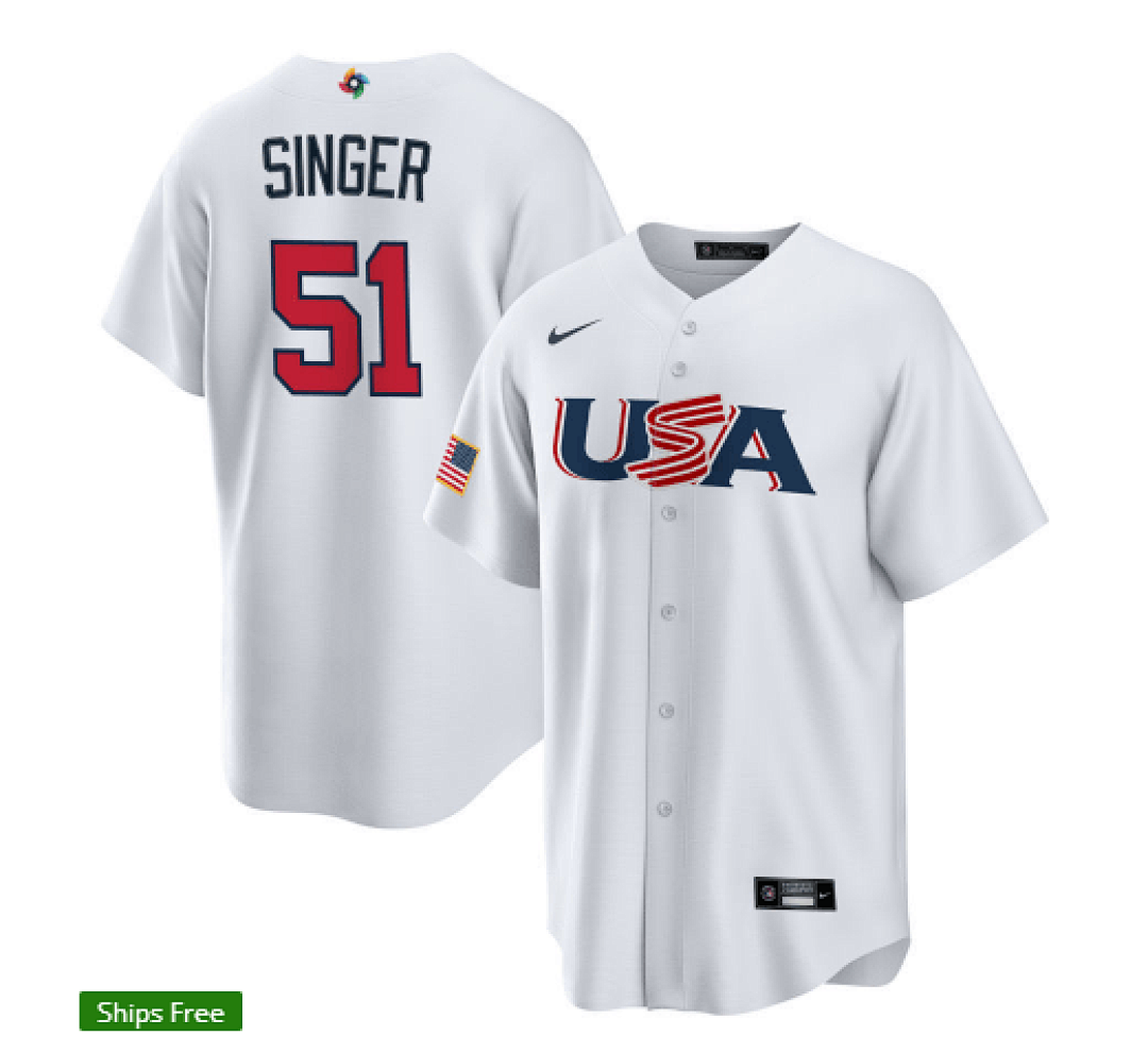 USA 2023 World Cup Baseball Jerseys 73
