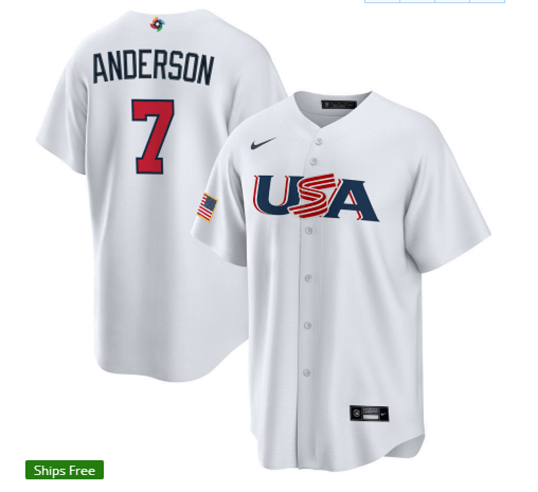 USA 2023 World Cup Baseball Jerseys 76