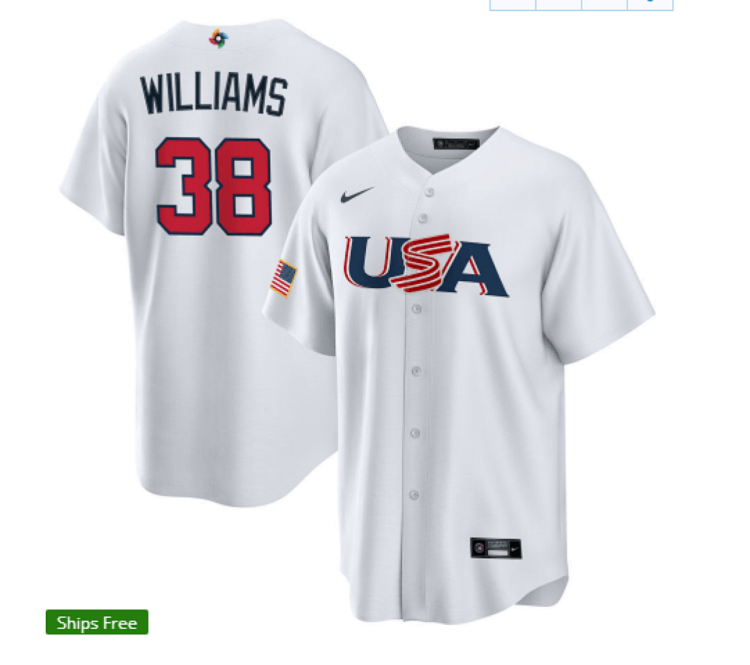 USA 2023 World Cup Baseball Jerseys 78
