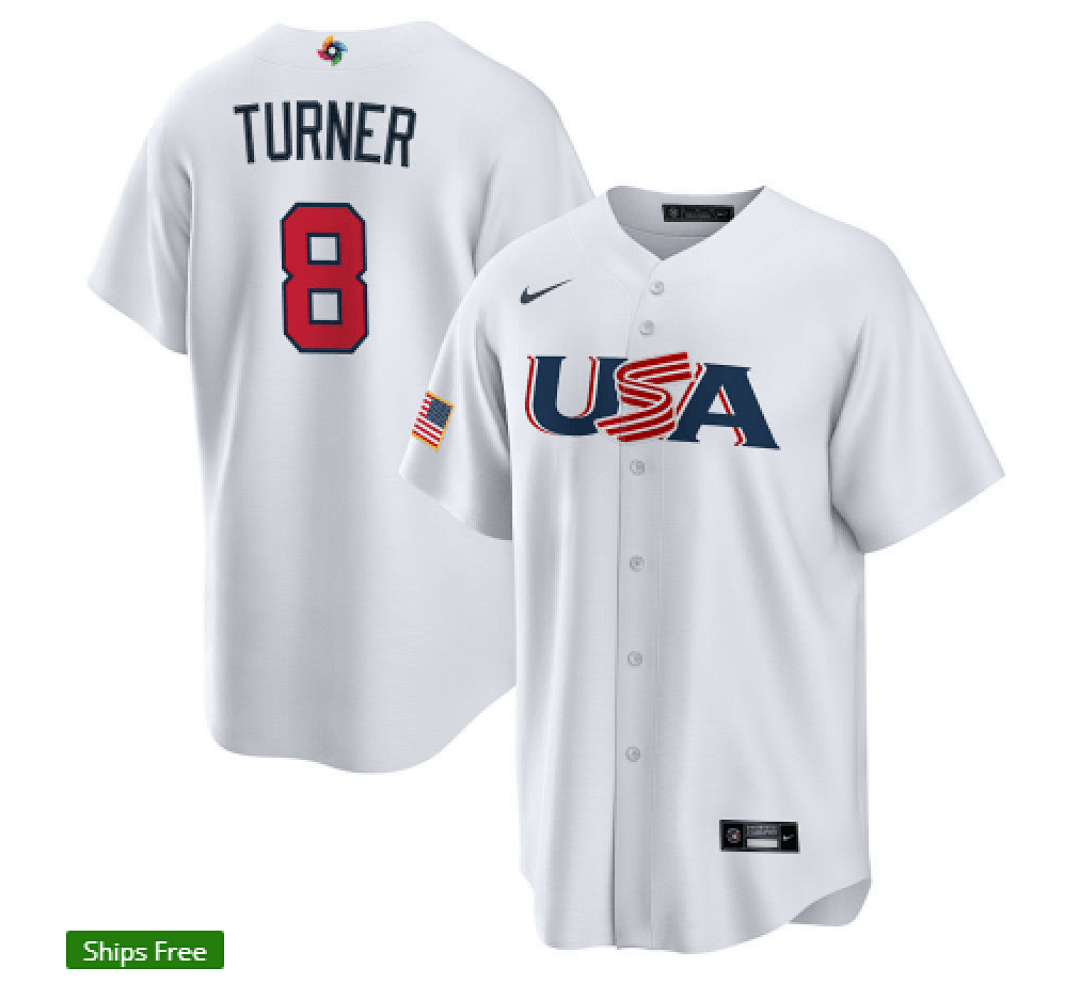 USA 2023 World Cup Baseball Jerseys 80