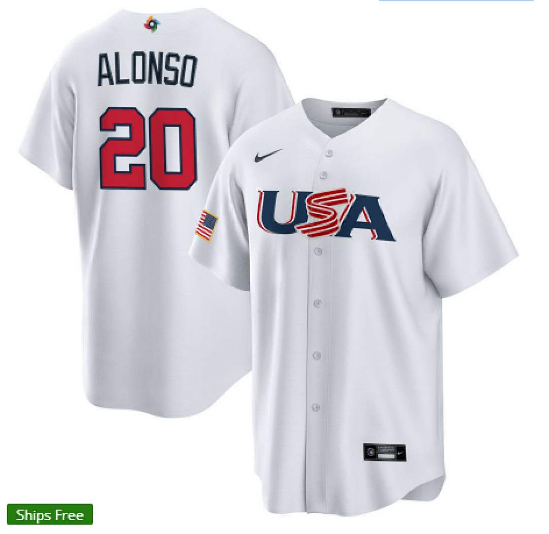 USA 2023 World Cup Baseball Jerseys 82