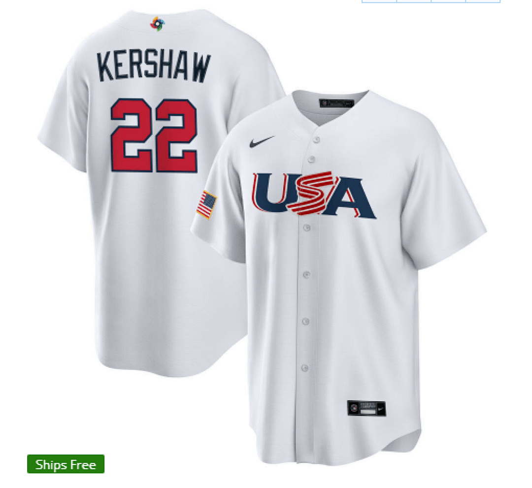 USA 2023 World Cup Baseball Jerseys 86