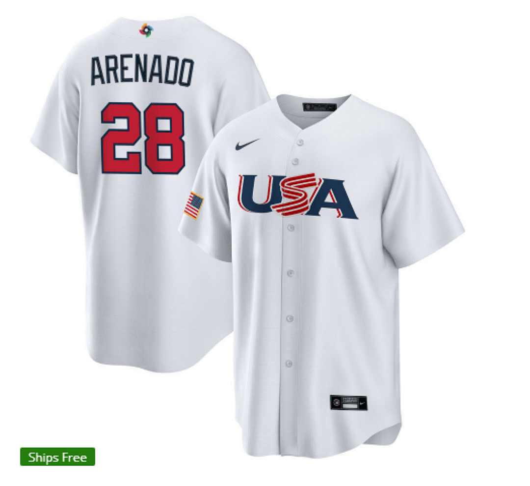 USA 2023 World Cup Baseball Jerseys 88