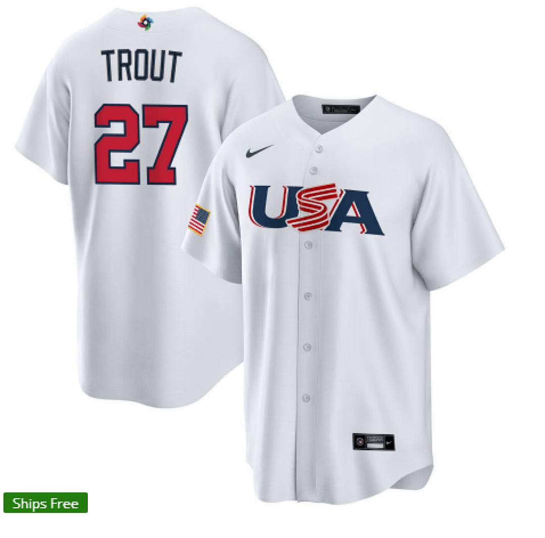 USA 2023 World Cup Baseball Jerseys 89