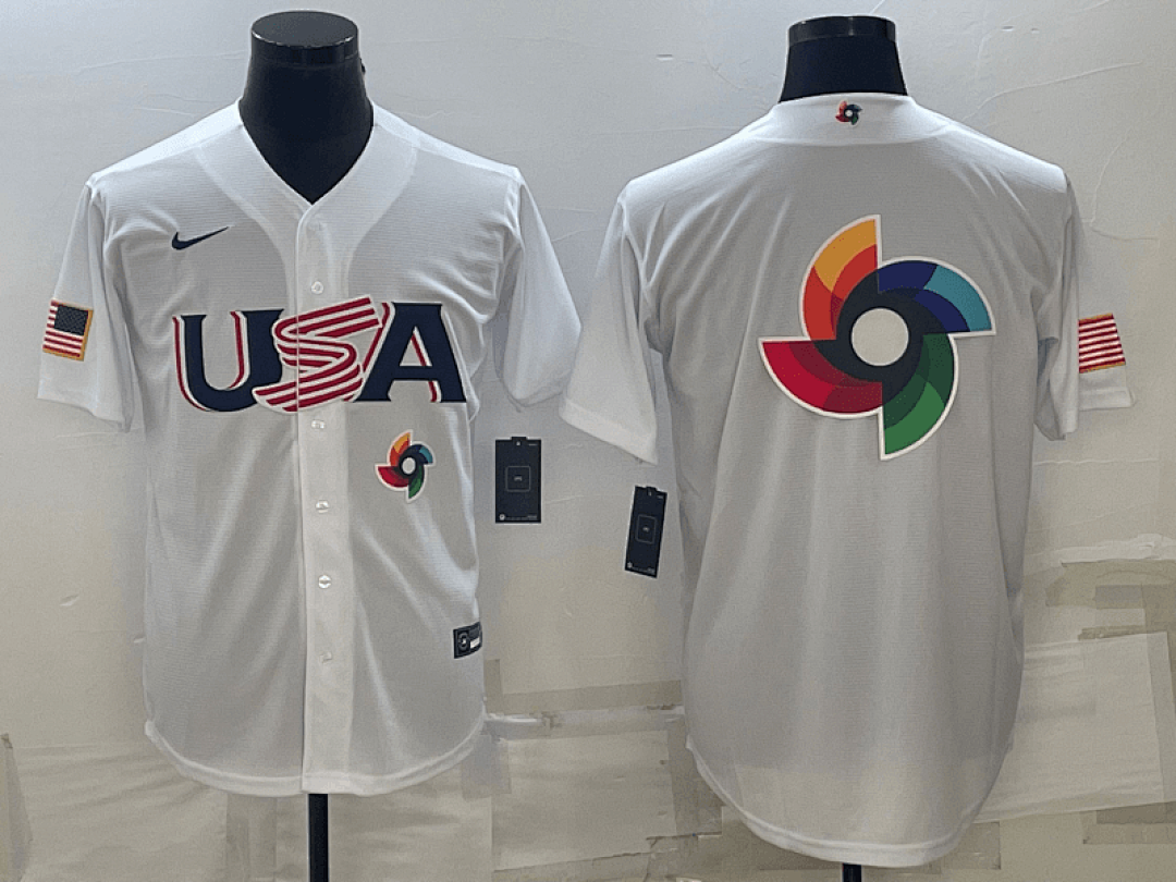 USA 2023 World Cup Baseball Jerseys 9