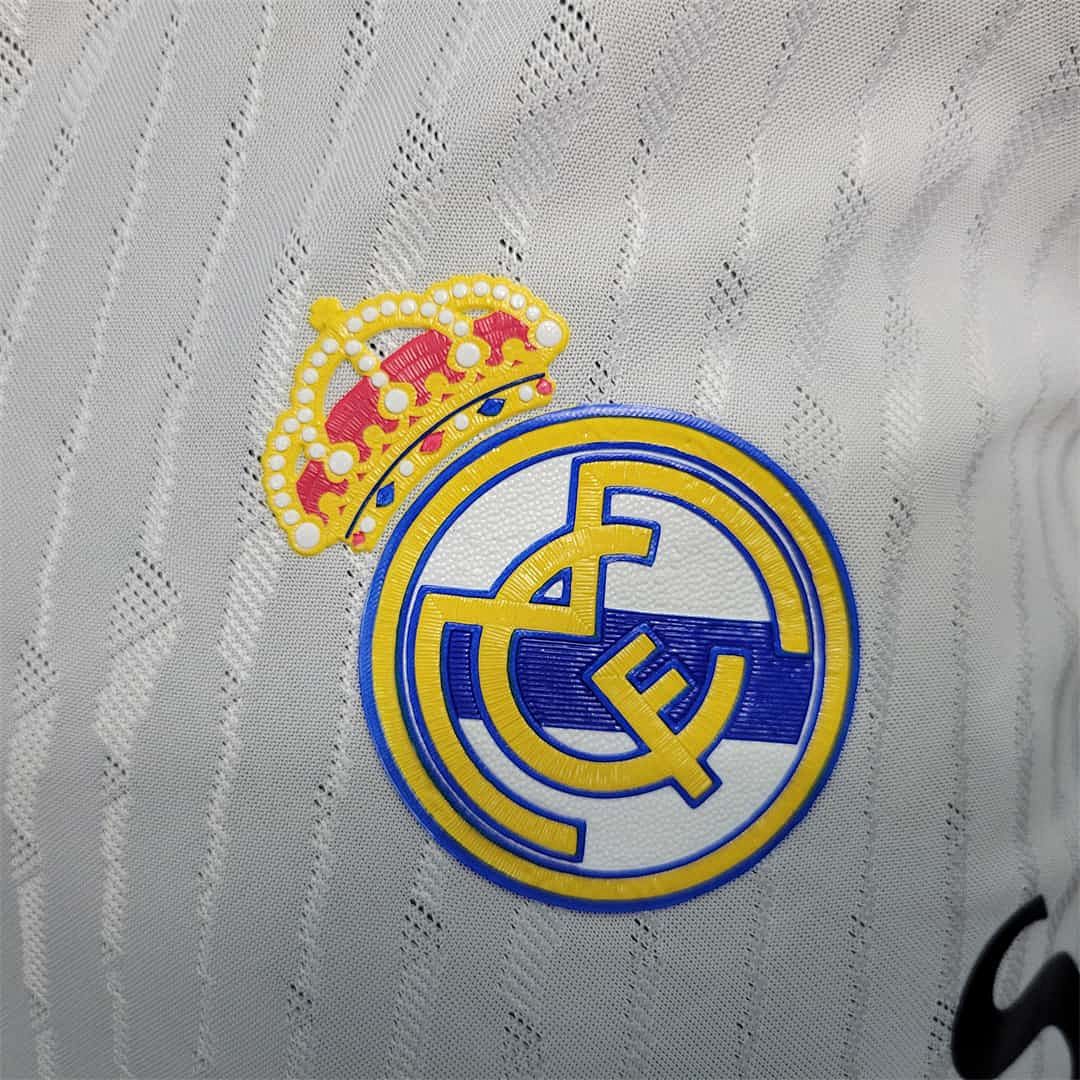 23-24 Real Madrid home player version Long Sleeve 11