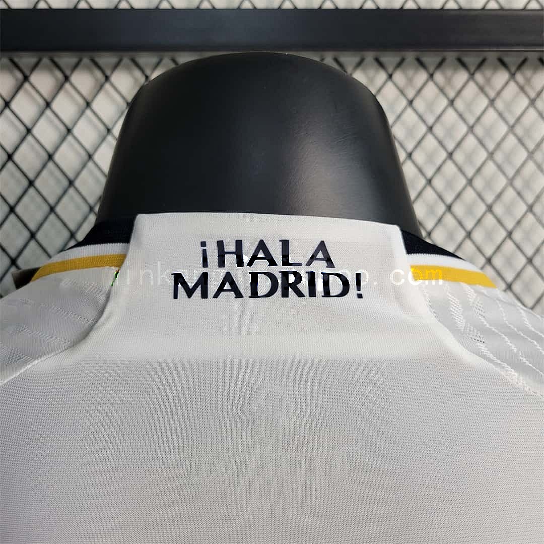 23-24 Real Madrid home player version Long Sleeve 7