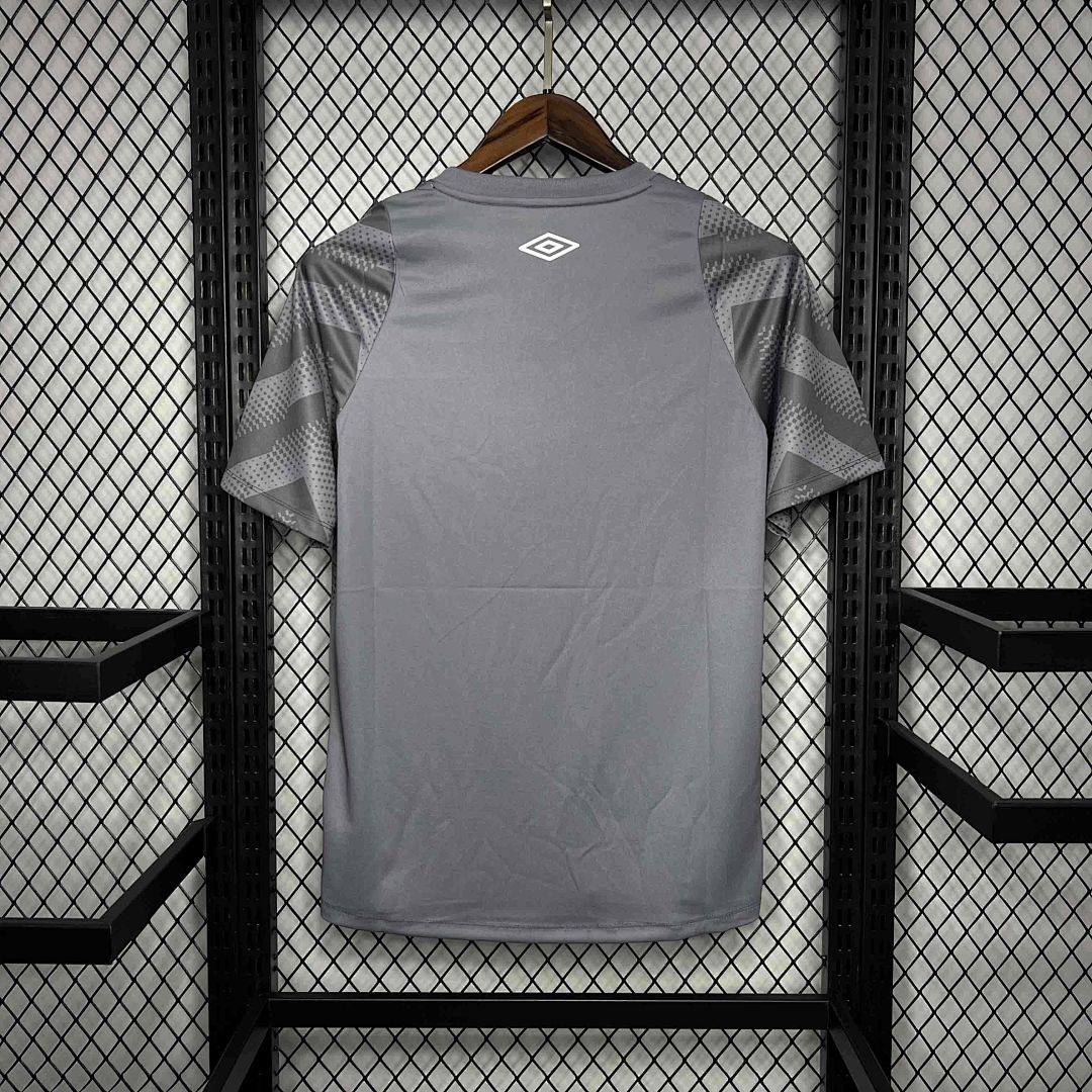 24-25 Santos Training Grey Kit Soccer Apparel 2