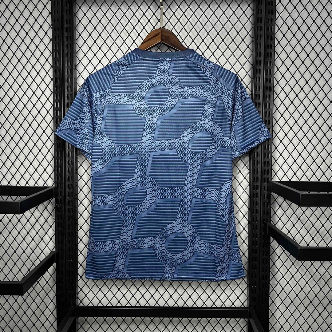 24-25 Santos Training Blue Kit Soccer Uniform 3