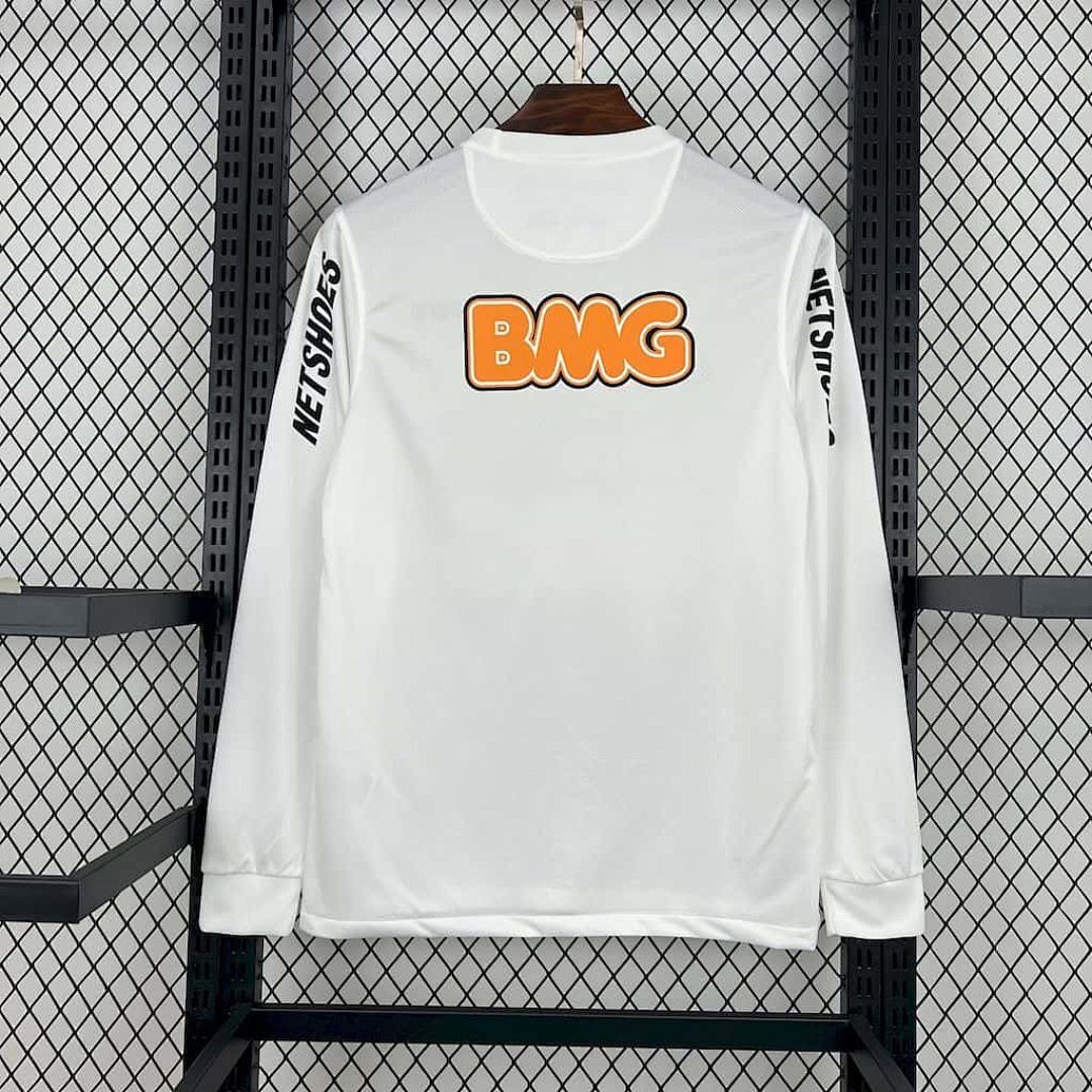 2012-13 Retro Long Sleeves Santos Home S-XXL 4