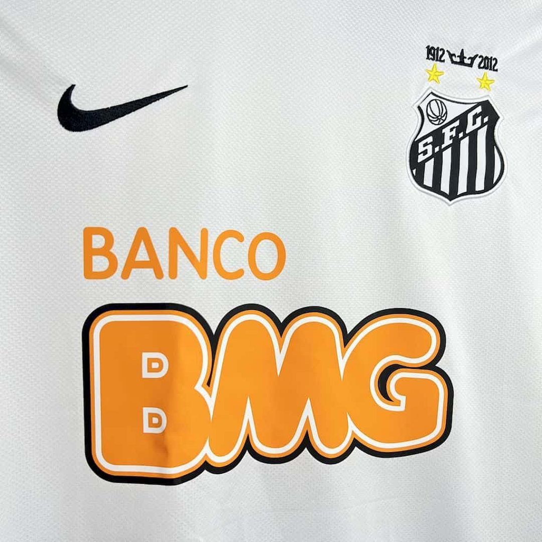 2012-13 Retro Long Sleeves Santos Home S-XXL 5