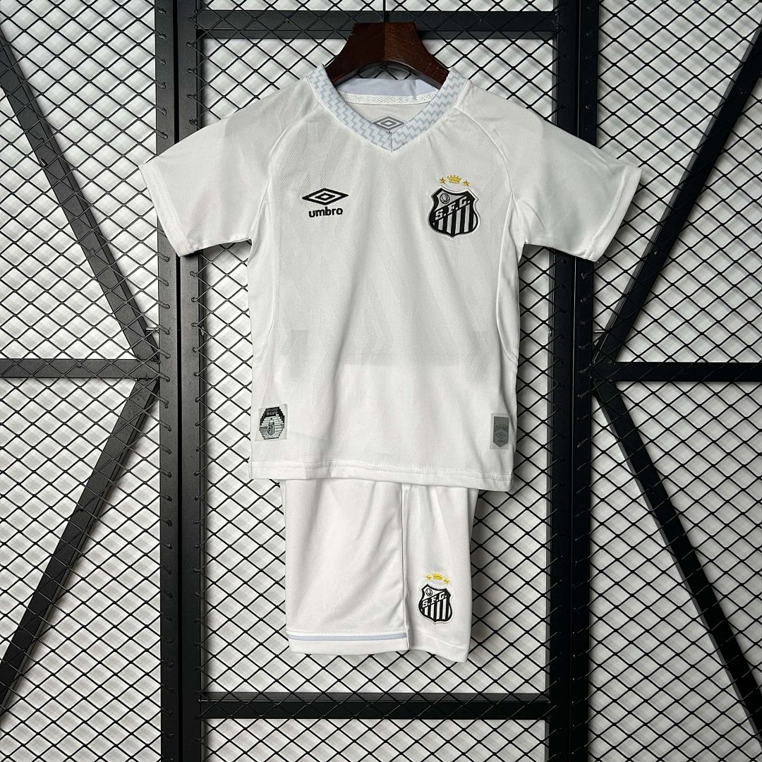 25-26 Kids Santos Home Size 16-28 Cheap Football Jersey Wholesale Yupoo