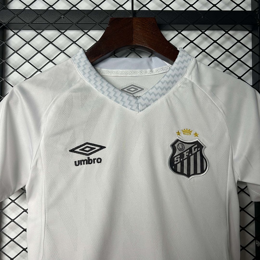 25-26 Kids Santos Home Size 16-28 Cheap Football Jersey Wholesale Yupoo 2