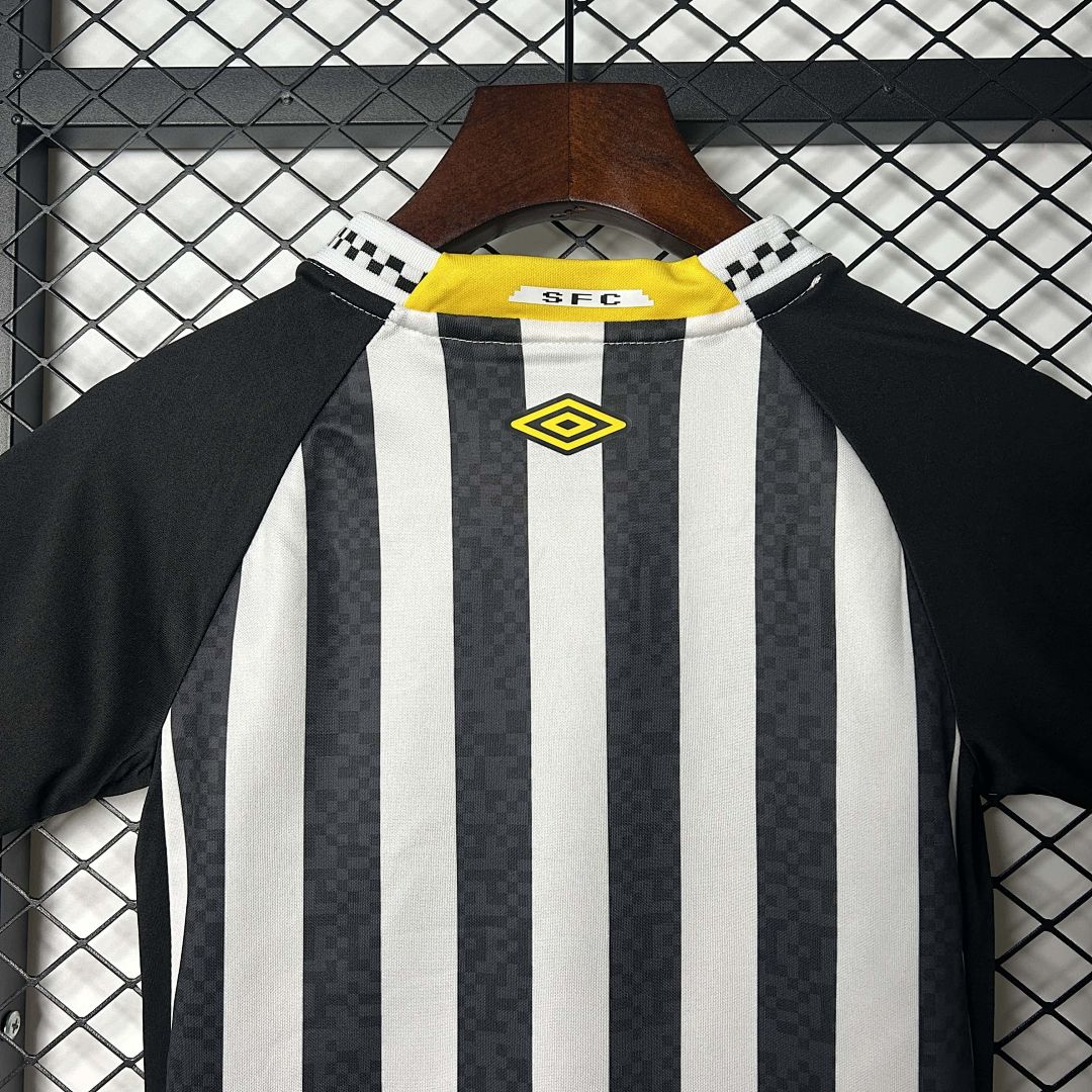 25-26 Kids Santos Away Size 16-28 Cheap Football Jersey Wholesale Yupoo 2