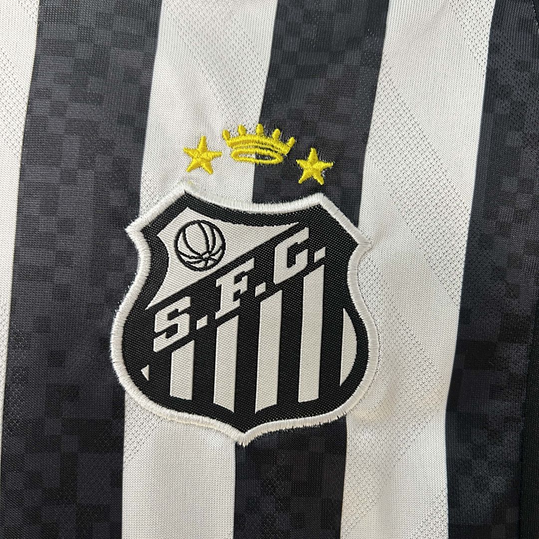 25-26 Kids Santos Away Size 16-28 Cheap Football Jersey Wholesale Yupoo 6