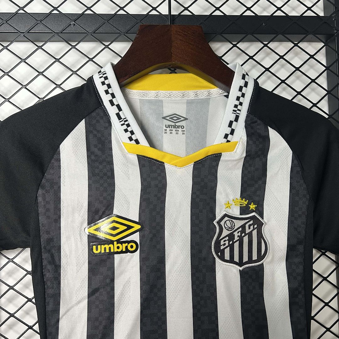 25-26 Kids Santos Away Size 16-28 Cheap Football Jersey Wholesale Yupoo 8