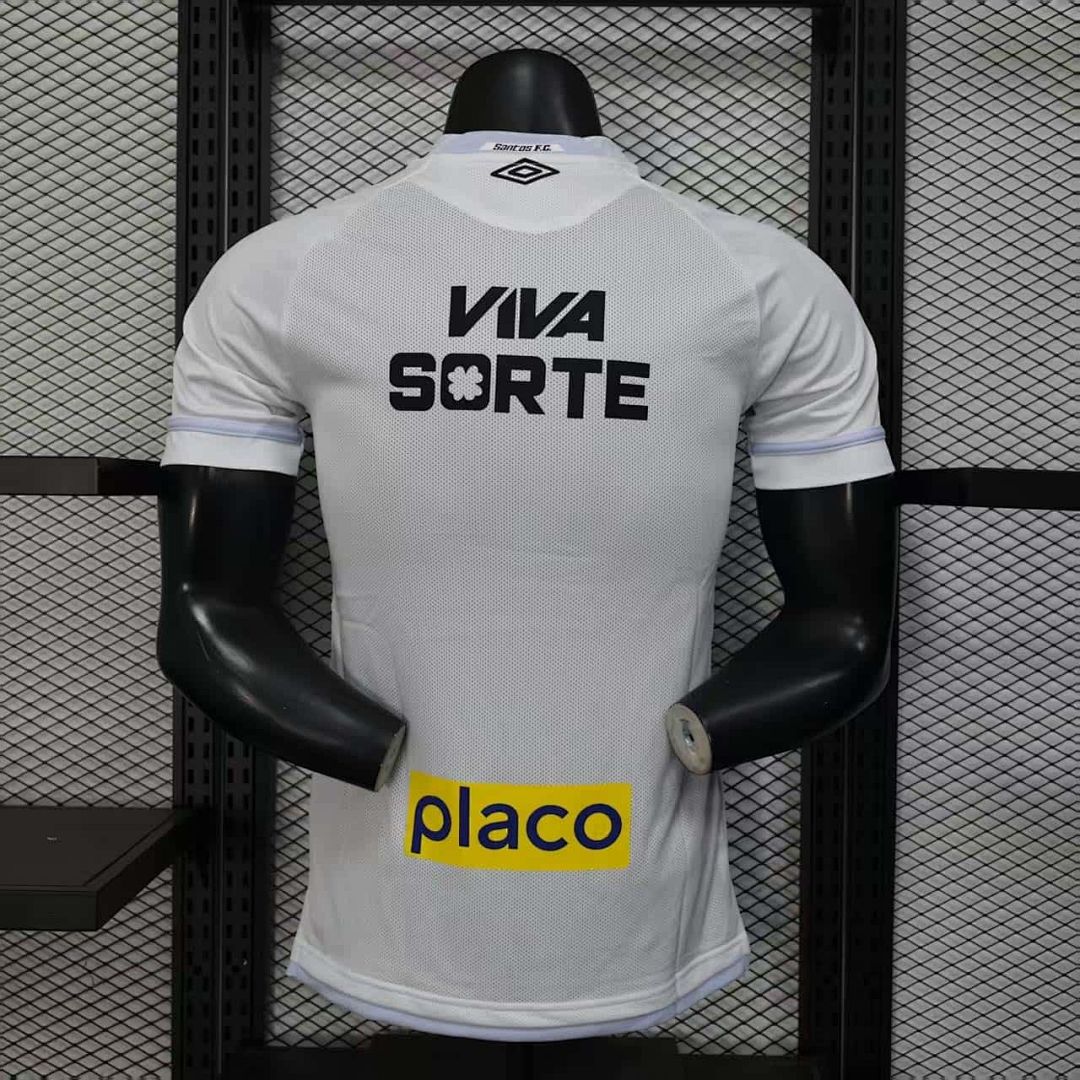 25-26 Player All Sponsor Santos Home S-XXL Cheap Football Jersey Wholesale Yupoo 2