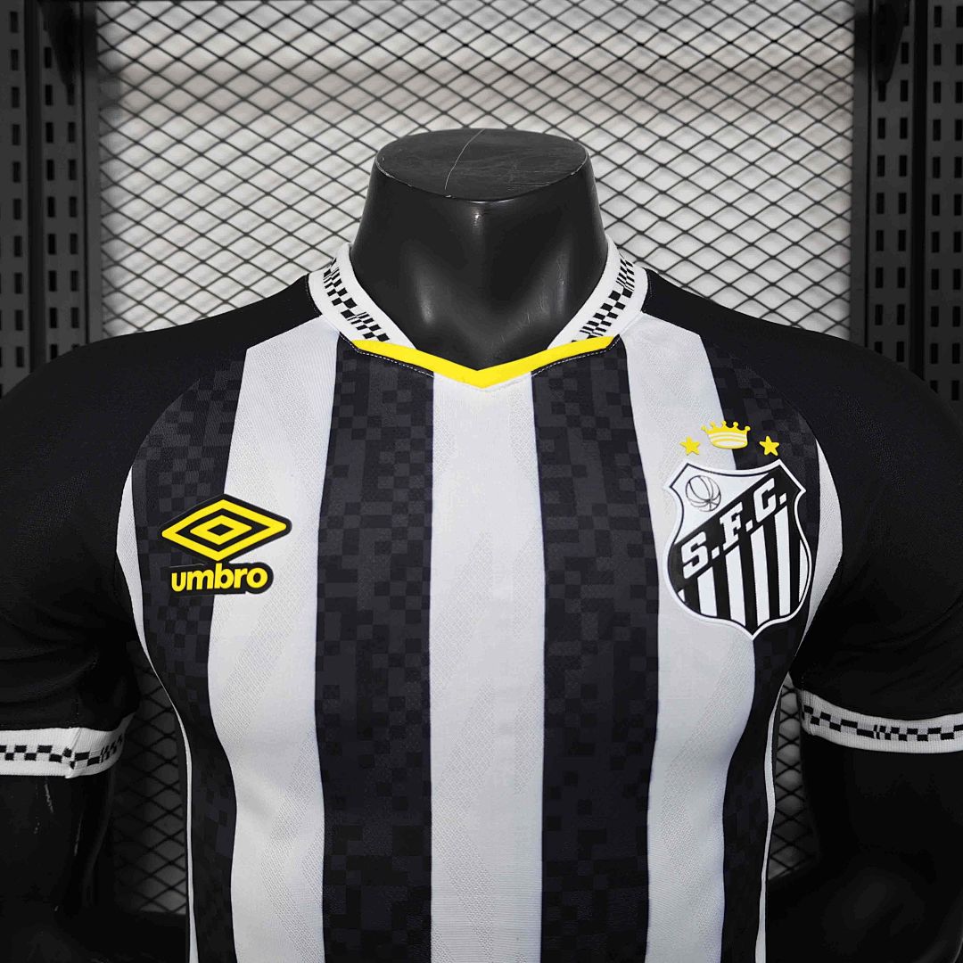25-26 Player Santos Away S-XXL Cheap Football Jersey Wholesale Yupoo 5