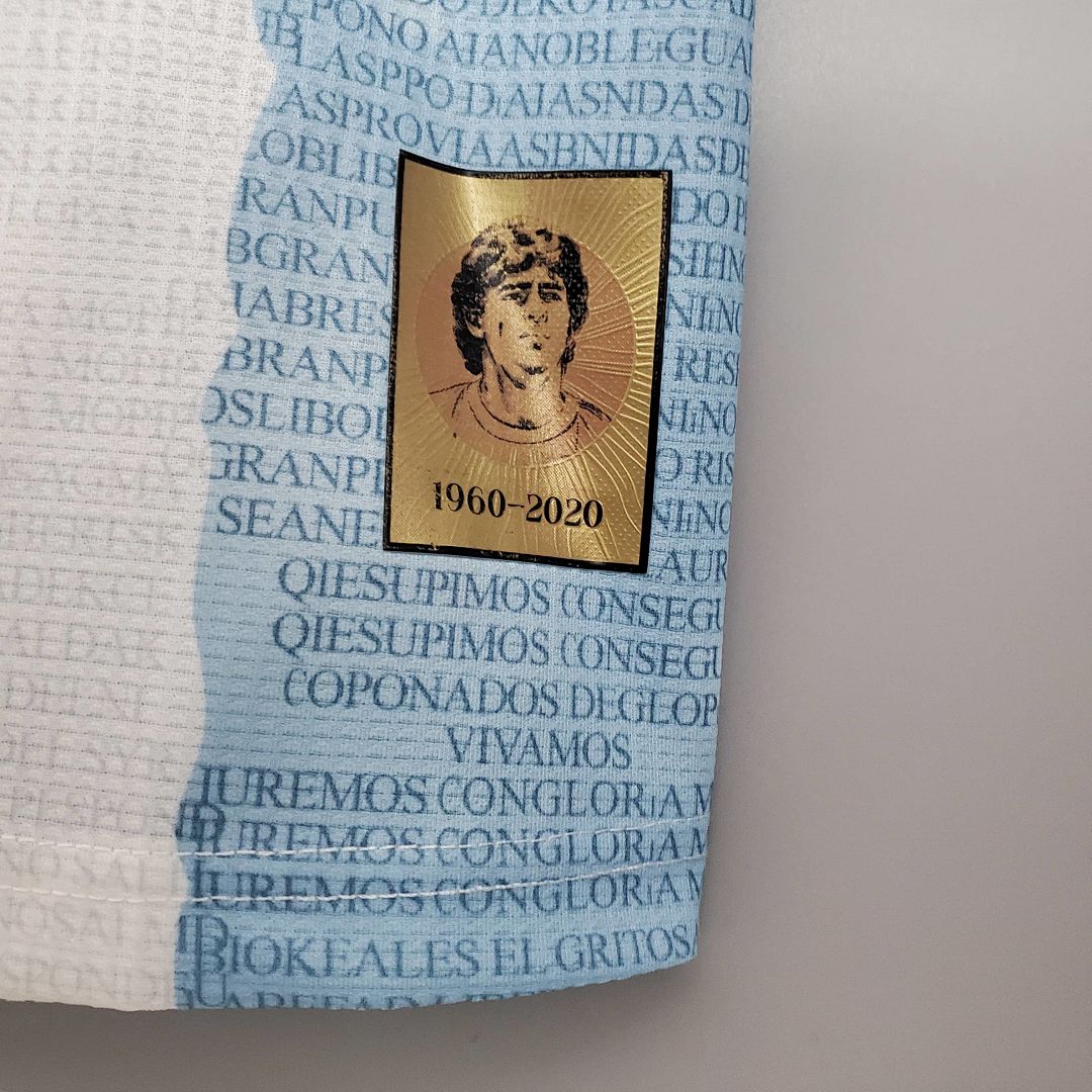 2021 Argentina Commemorative Edition White Blue S-XXL 4