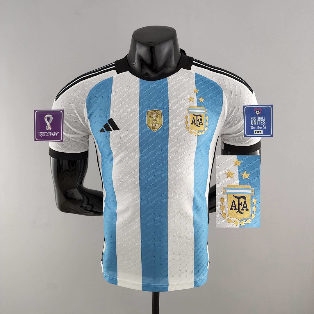 2022 Argentina 3-star World Cup jersey home S-XXXL 13