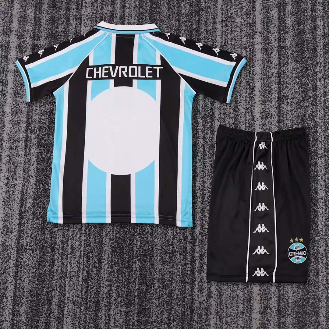 2000 Retro Kids Grêmio Home Kit 4