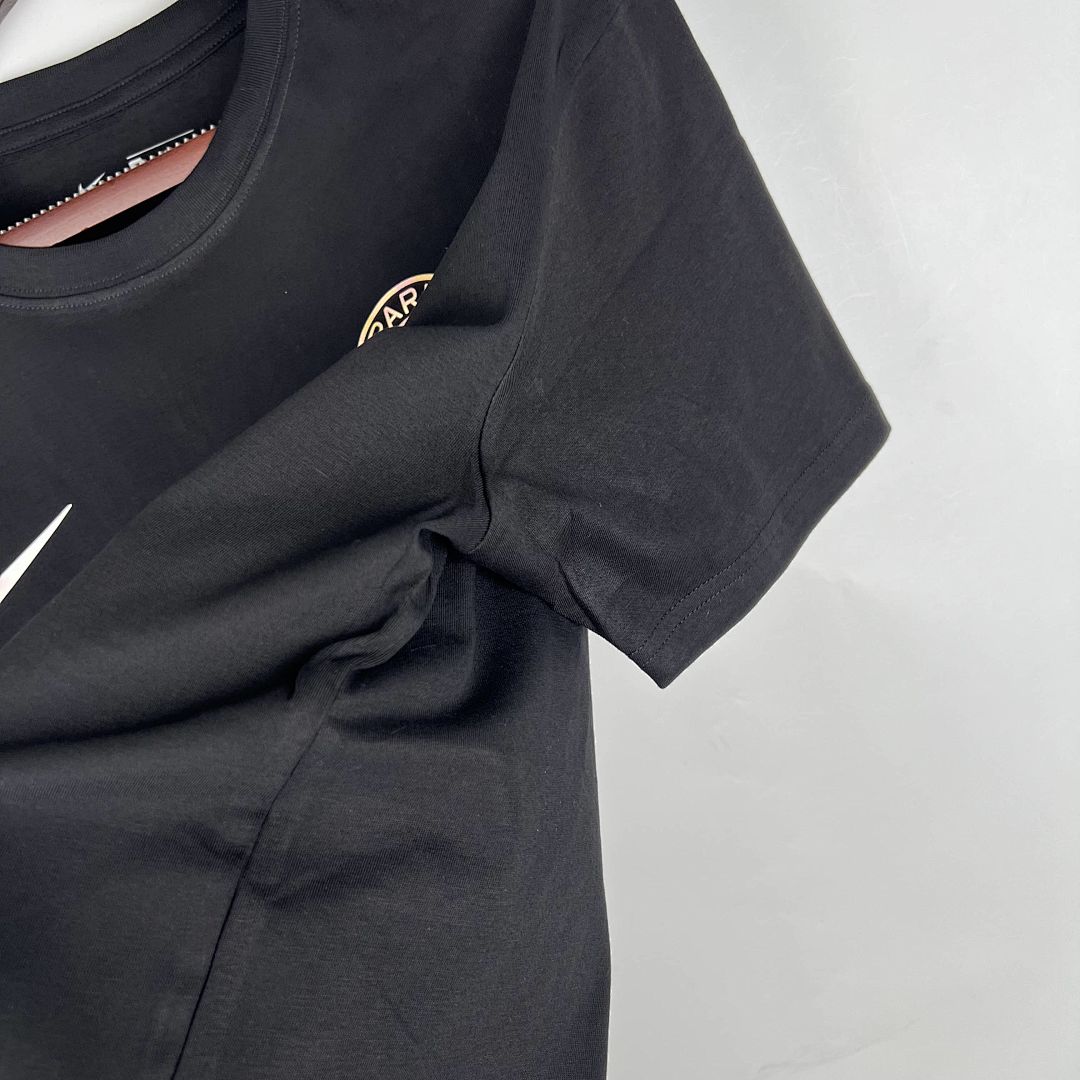 23_24 PSG Cotton T-Shirt Black S-XXL 4